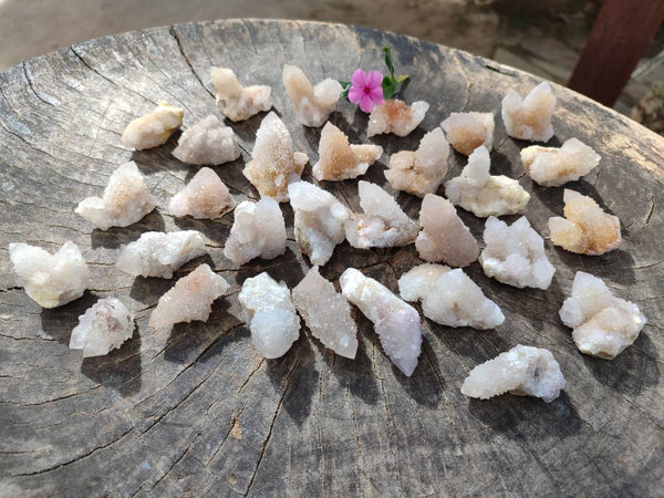 Natural Golden Limonite Coated Spirit Quartz Clusters x 70 From Boekenhouthoek, South Africa