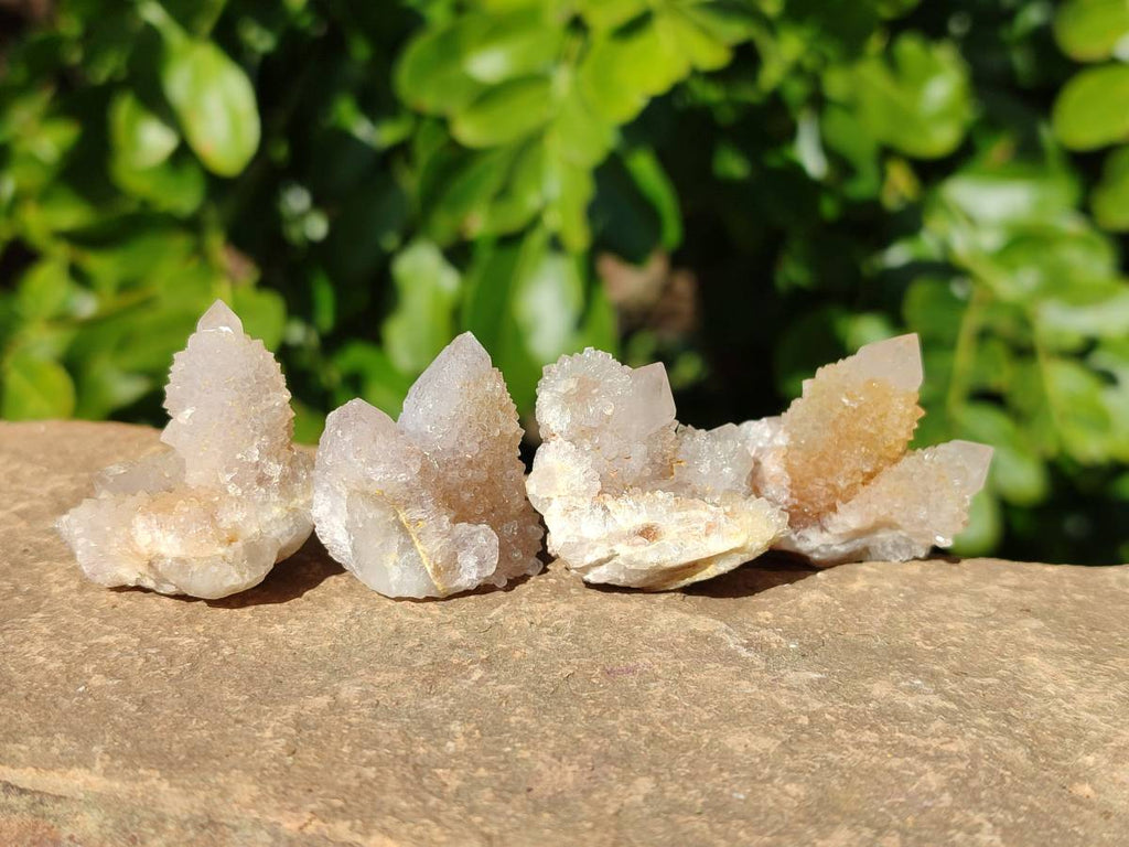 Natural Golden Limonite Coated Spirit Quartz Clusters x 70 From Boekenhouthoek, South Africa - Toprock Gemstones and Minerals 