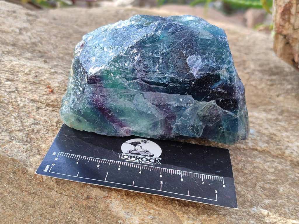Natural Watermelon Fluorite Cobbed Specimens x 5 From Uis, Namibia - Toprock Gemstones and Minerals 