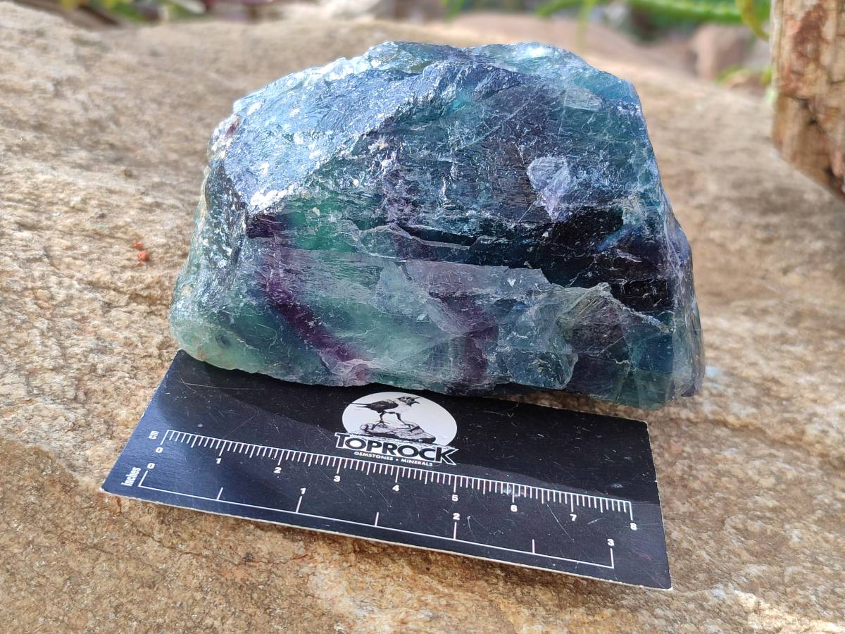 Natural Watermelon Fluorite Cobbed Specimens x 5 From Uis, Namibia - Toprock Gemstones and Minerals 