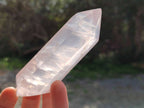 Polished Double Terminated Rose Quartz Points x 12 Madagascar - Toprock Gemstones and Minerals 