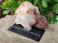 Natural Red Hematoid Quartz Clusters x 3 From Karoi, Zimbabwe