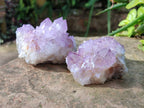 Natural Sunburst Amethyst Spirit Quartz Clusters x 4 From Boekenhouthoek, South Africa - Toprock Gemstones and Minerals 