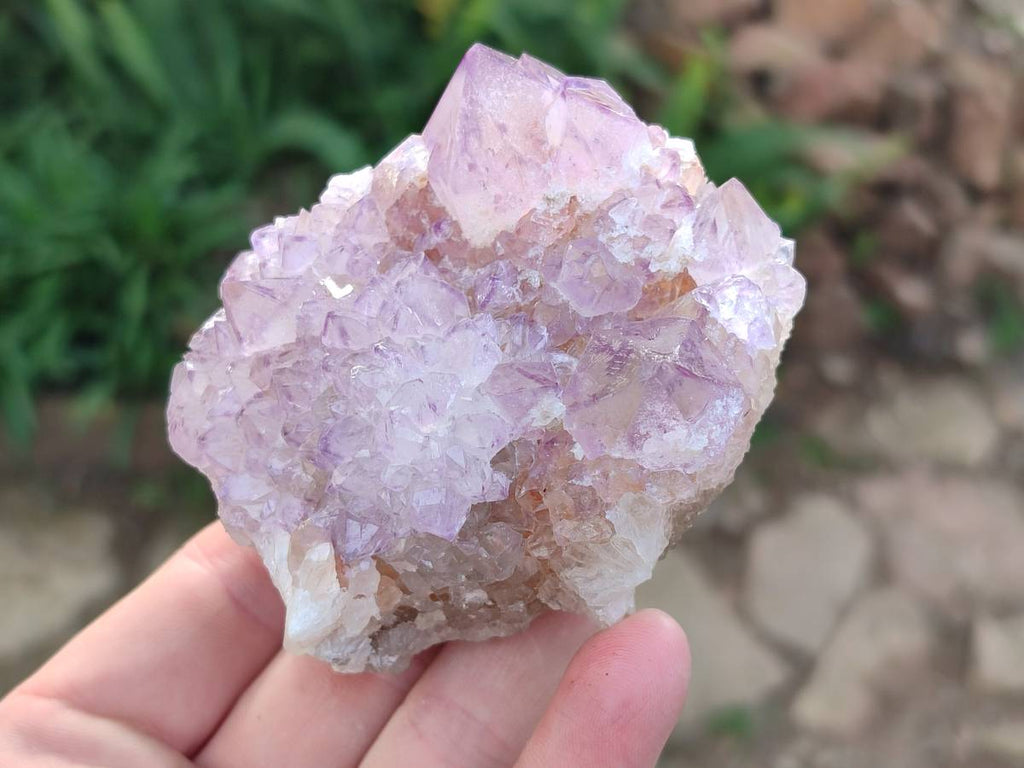 Natural Sunburst Amethyst Spirit Quartz Clusters x 4 From Boekenhouthoek, South Africa - Toprock Gemstones and Minerals 