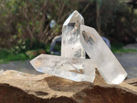 Polished Clear Quartz Crystals x 12 From Madagascar - Toprock Gemstones and Minerals 