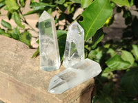 Polished Clear Quartz Crystals x 12 From Madagascar - Toprock Gemstones and Minerals 