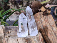 Polished Clear Quartz Crystals x 12 From Madagascar - Toprock Gemstones and Minerals 