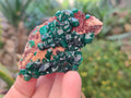 Natural Dioptase Crystals on Dolomite Matrix Specimens x 6 From Likasi, Congo - Toprock Gemstones and Minerals 