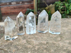 Polished Clear Quartz Crystals x 12 From Madagascar - Toprock Gemstones and Minerals 