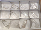Polished Clear Quartz Crystals x 12 From Madagascar - Toprock Gemstones and Minerals 