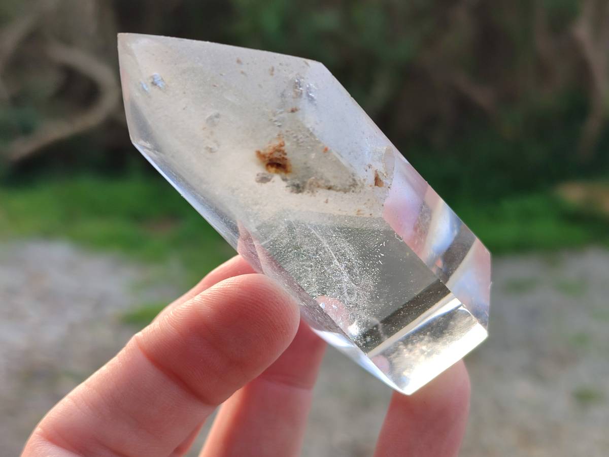 Polished Clear Quartz Crystals x 12 From Madagascar - Toprock Gemstones and Minerals 