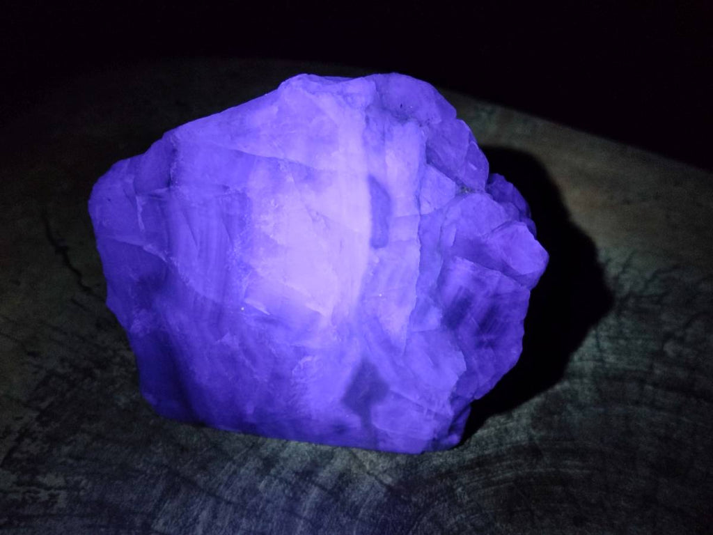 Polished On One Side Watermelon Fluorite Slices x 3 From Uis, Namibia - Toprock Gemstones and Minerals 