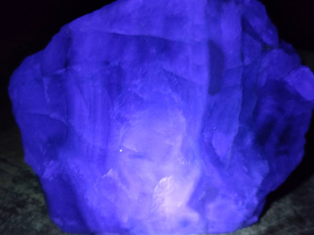 Polished On One Side Watermelon Fluorite Slices x 3 From Uis, Namibia - Toprock Gemstones and Minerals 