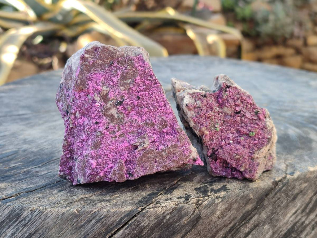 Natural Drusy Salrose with Ball Malachite on Dolomite Matrix Specimens x 6 From Kakanda, Congo - Toprock Gemstones and Minerals 
