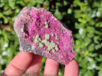 Natural Drusy Salrose with Ball Malachite on Dolomite Matrix Specimens x 6 From Kakanda, Congo - Toprock Gemstones and Minerals 