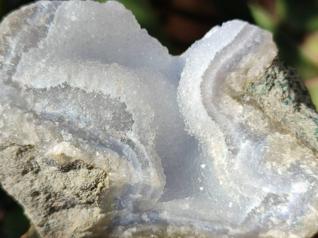 Natural Blue Lace Agate Geode Specimens x 12 From Nsanje, Malawi - Toprock Gemstones and Minerals 