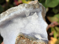 Natural Blue Lace Agate Geode Specimens x 12 From Nsanje, Malawi - Toprock Gemstones and Minerals 