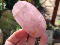 Polished Star Rose Quartz Standing Free Forms x 6 Ambatondrazaka, Madagascar - Toprock Gemstones and Minerals 