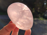 Polished Star Rose Quartz Standing Free Forms x 6 Ambatondrazaka, Madagascar - Toprock Gemstones and Minerals 