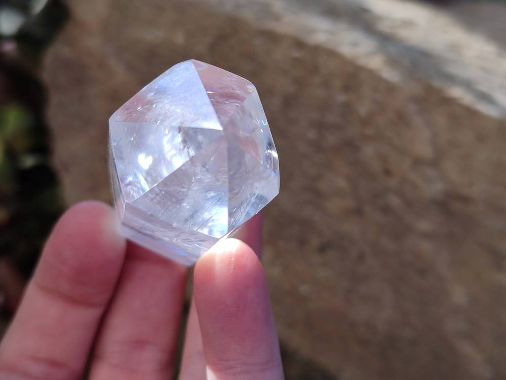 Polished Clear Quartz Crystals x 12 From Madagascar - Toprock Gemstones and Minerals 