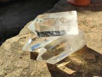 Polished Clear Quartz Crystals x 12 From Madagascar - Toprock Gemstones and Minerals 