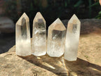 Polished Clear Quartz Crystals x 12 From Madagascar - Toprock Gemstones and Minerals 