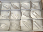 Polished Clear Quartz Crystals x 12 From Madagascar - Toprock Gemstones and Minerals 