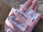 Polished Clear Quartz Crystals x 12 From Madagascar - Toprock Gemstones and Minerals 