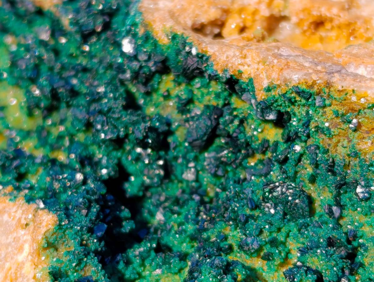 Natural XX Rare Crystalline Malachite Specimens x 1 From Congo - Toprock Gemstones and Minerals 