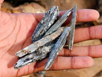 Natural Kyanite Crystals x 2.01 Kg Lot From Karoi, Zimbabwe