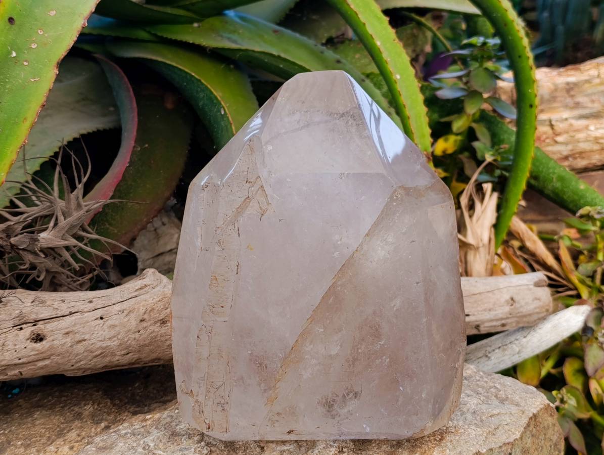Polished Smokey Quartz Crystal x 1 From Angola - Toprock Gemstones and Minerals 