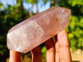 Polished Double Terminated Rose Quartz Points x 12 From Madagascar - Toprock Gemstones and Minerals 