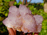 Natural Amethyst Spirit Quartz Clusters x 2 From Boekenhouthoek, South Africa - Toprock Gemstones and Minerals 