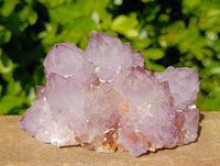 Natural Amethyst Spirit Quartz Clusters x 2 From Boekenhouthoek, South Africa - Toprock Gemstones and Minerals 
