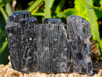 Natural Schorl Black Tourmaline Specimens x 12 From Erongo, Namibia - Toprock Gemstones and Minerals 