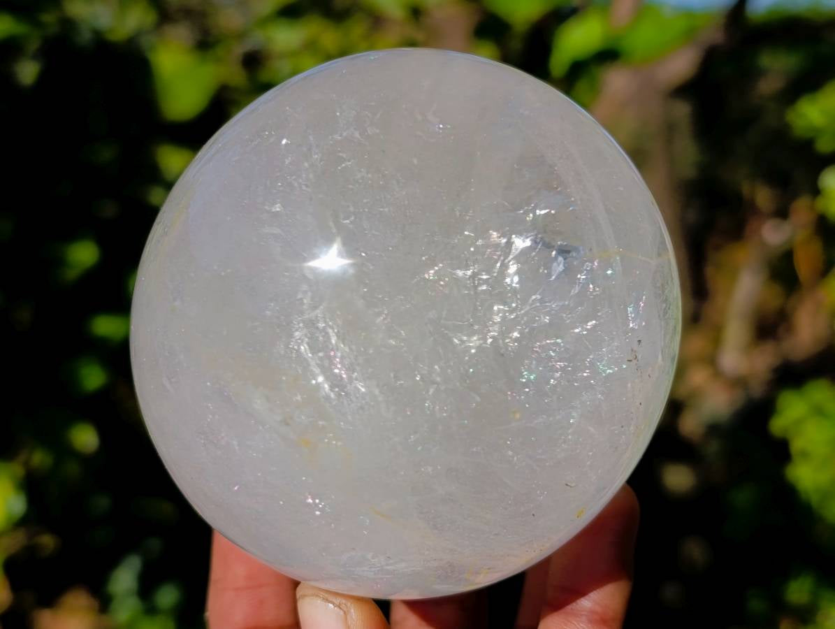 Polished Clear Quartz Crystal Balls x 2 From Madagascar - Toprock Gemstones and Minerals 
