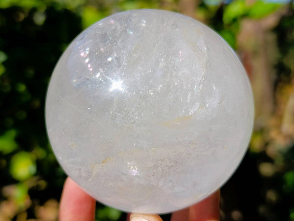 Polished Clear Quartz Crystal Balls x 2 From Madagascar - Toprock Gemstones and Minerals 