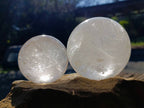 Polished Clear Quartz Crystal Balls x 2 From Madagascar - Toprock Gemstones and Minerals 