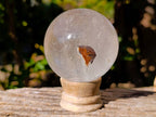 Polished Clear Quartz Crystal Balls x 2 From Madagascar - Toprock Gemstones and Minerals 