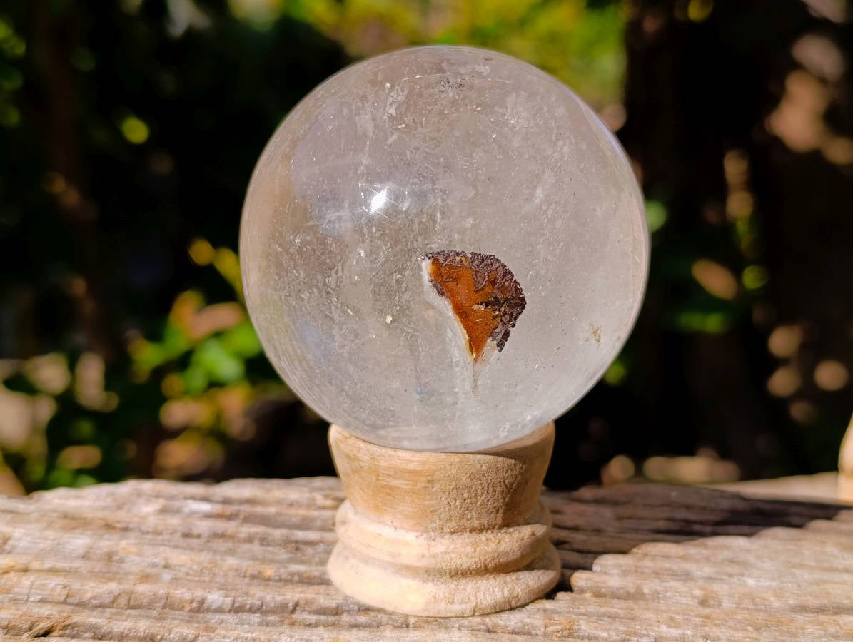Polished Clear Quartz Crystal Balls x 2 From Madagascar - Toprock Gemstones and Minerals 