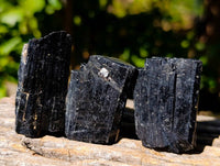 Natural Schorl Black Tourmaline Specimens x 35 From Erongo, Namibia - Toprock Gemstones and Minerals 