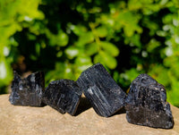Natural Schorl Black Tourmaline Specimens x 35 From Erongo, Namibia - Toprock Gemstones and Minerals 