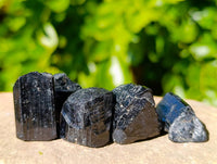 Natural Schorl Black Tourmaline Specimens x 35 From Erongo, Namibia - Toprock Gemstones and Minerals 