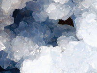 Natural Blue Celestite Geode Specimen x 1 From Sakoany, Madagascar - Toprock Gemstones and Minerals 