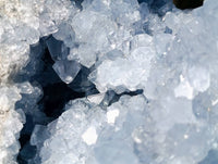 Natural Blue Celestite Geode Specimen x 1 From Sakoany, Madagascar - Toprock Gemstones and Minerals 
