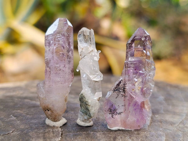 Natural Quartz Crystals x 36 From Brandberg, Namibia - Toprock Gemstones and Minerals 