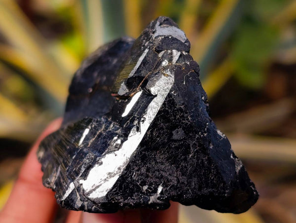 Natural Schorl Black Tourmaline Specimens x 4 From Erongo, Namibia - Toprock Gemstones and Minerals 