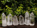 Polished Clear Quartz Crystals x 6 From Madagascar - Toprock Gemstones and Minerals 