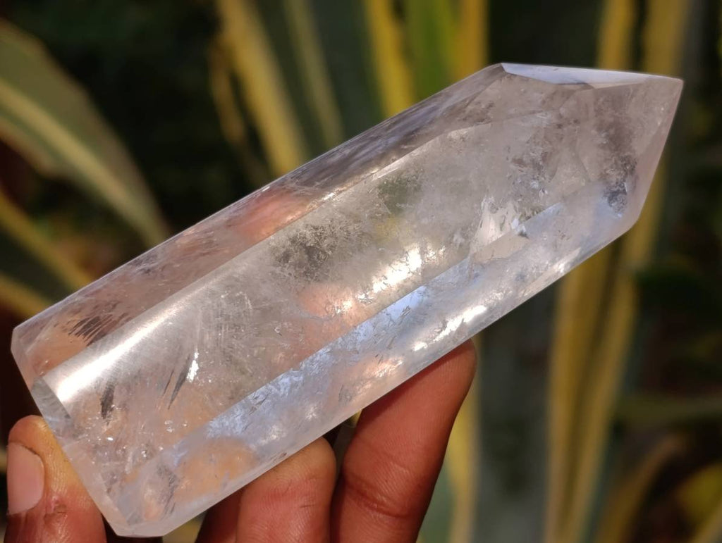 Polished Clear Quartz Crystals x 6 From Madagascar - Toprock Gemstones and Minerals 