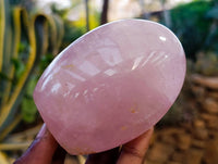 Polished Rose Quartz Standing Free Forms x 4 From Madagascar - Toprock Gemstones and Minerals 